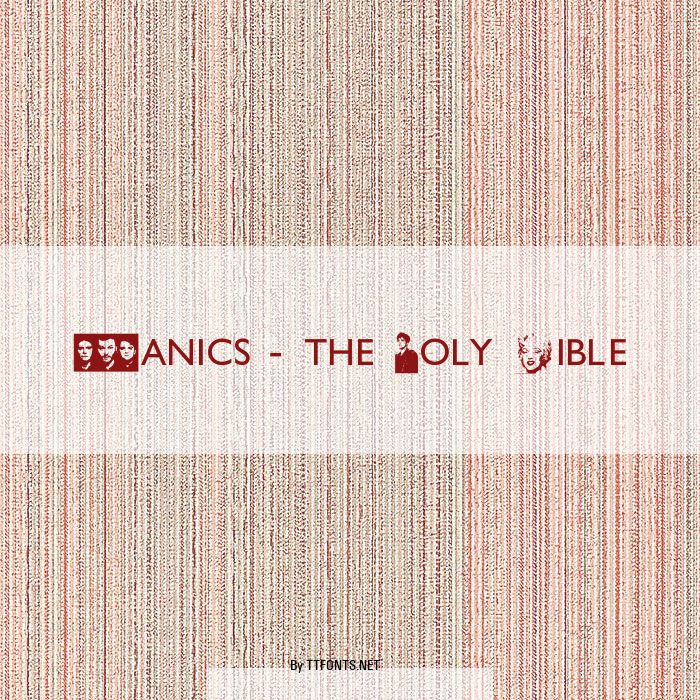 Manics - The Holy Bible example